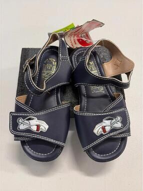 NWT NOS Vintage 80s Snoopy Sandals Peanuts Charlie Brown Kids Size 13